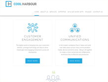 Tablet Screenshot of coolharbour.com